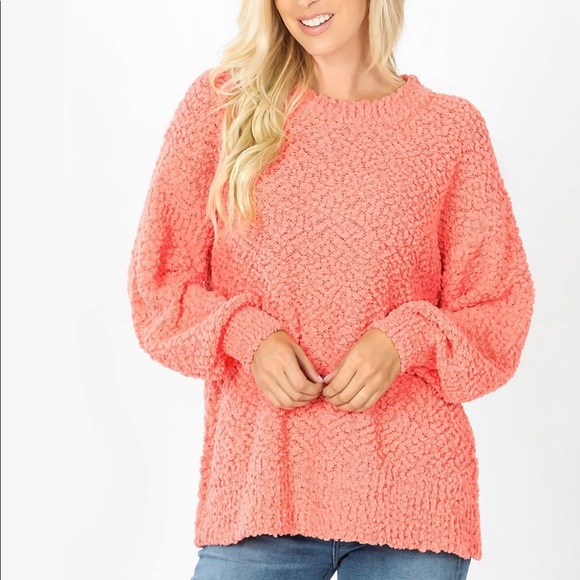 Zenana Outfitters Sweaters - Zenana popcorn sweater 2X